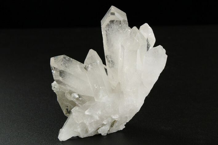 Clear Quartz Crystal Cluster - Brazil #258917